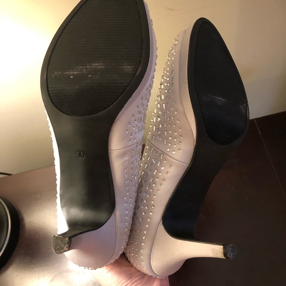 Gently used silver gemstone heels - Picture 6 of 6